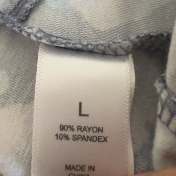 LOGO Lori Goldstein multicolour tunic Large asymmetrical pockets floral abstract - Picture 6 of 6